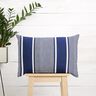 Outdoorstoff Canvas Streifen – marineblau/weiss,  thumbnail number 9