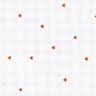 Kuschelfleece Rauten und Herzen – elfenbein/kupfer,  thumbnail number 1