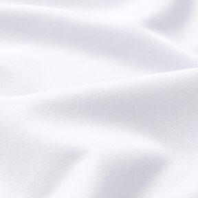 Viskose Twill Stretch Uni &ndash; weiss, 