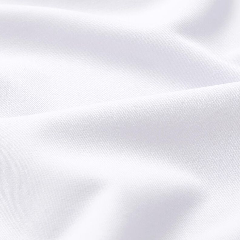 Viskose Twill Stretch Uni &ndash; weiss,  image number 2