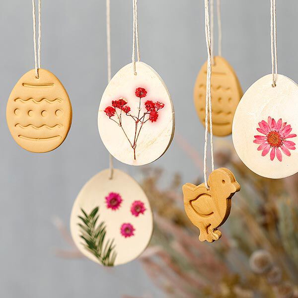Gepresste Blüten&Blätter [19-teilig] – creme/ grün,  image number 7