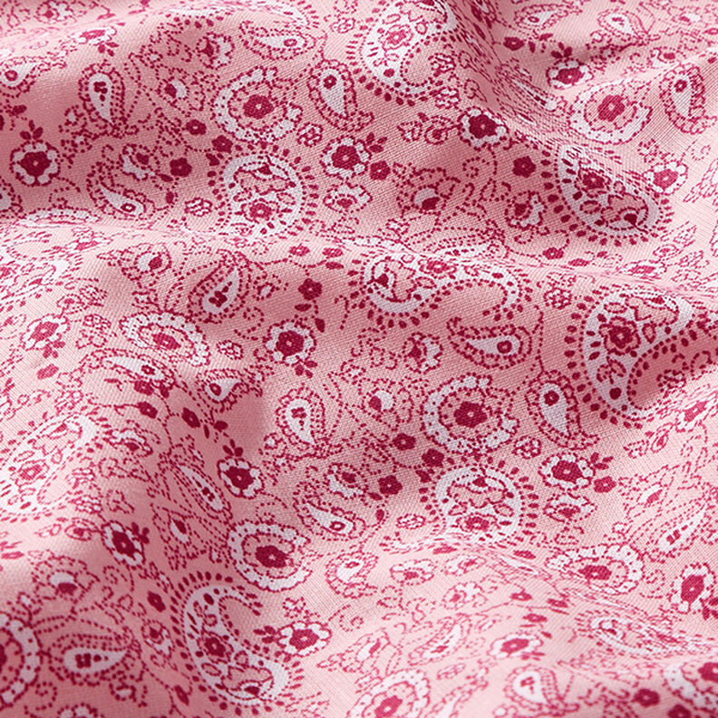 Baumwollstoff Cretonne Paisley – rosa,  image number 2