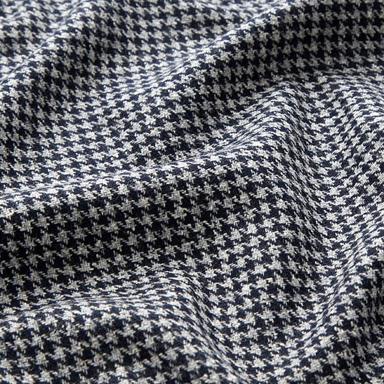Mantelstoff Pepita Karo – marineblau,  image number 2