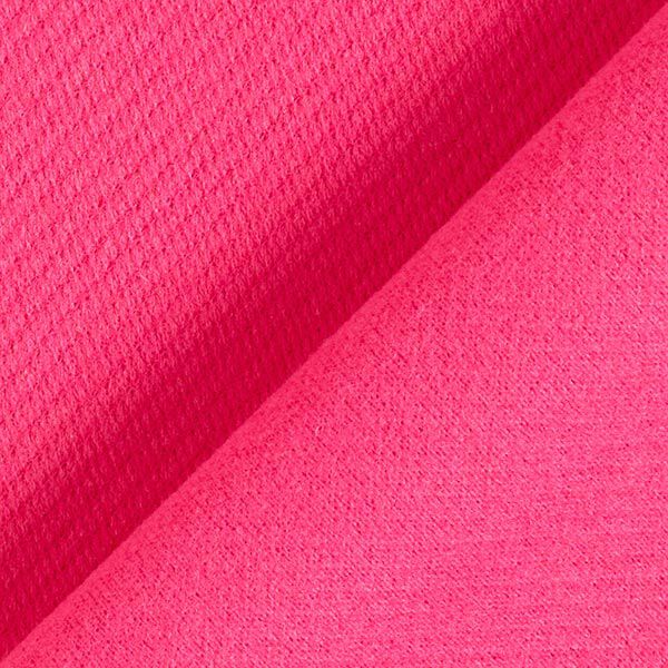 Mantelstoff Woll-Mix Uni – intensiv pink,  image number 3