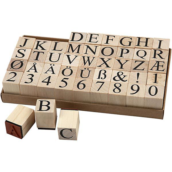 Stempelset Buchstaben [ 45 Stück ],  image number 1