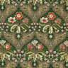 Dekostoff Gobelin Blumenornamente – grün/hellorange,  thumbnail number 1