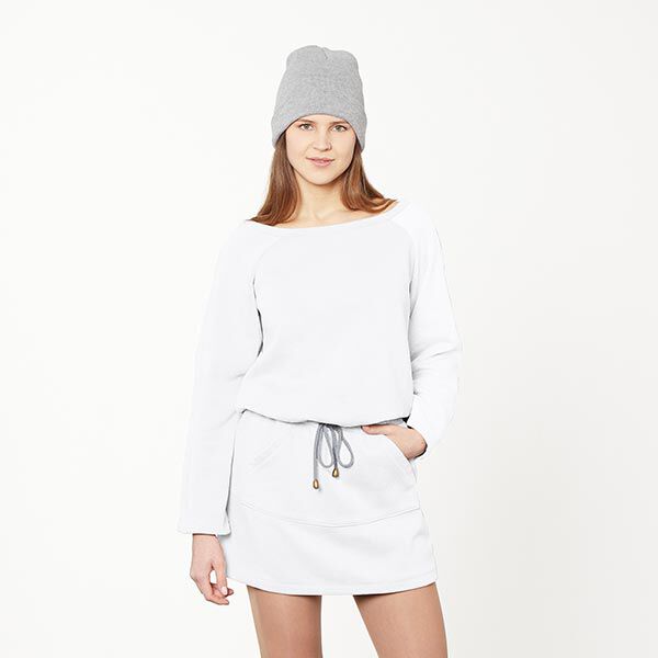 Sweatshirt Angeraut – weiss | Reststück 100cm