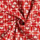 Baumwollstoff Cretonne Vichykaro und Herzen – rot,  thumbnail number 3