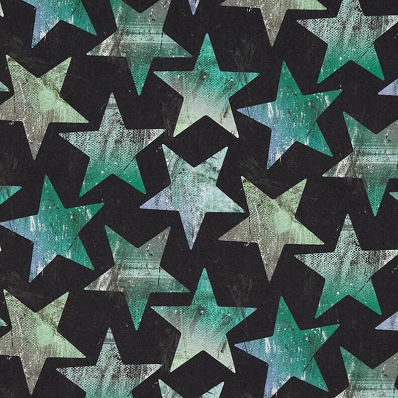 Softshell Sterne – schwarz/grün,  image number 1