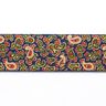 Gummiband Paisley [ 3,5 cm ] – marineblau/grün,  thumbnail number 1