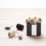 Dekostoff Canvas Streifen – schwarz/weiss,  thumbnail number 9