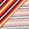 Viskosejersey diagonale Streifen – weiss,  thumbnail number 4
