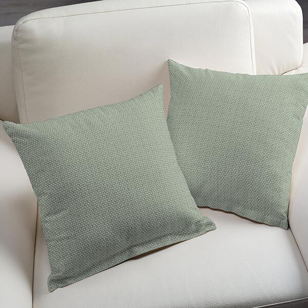 Möbelstoff Jacquard Miniraute – grün | Reststück 100cm