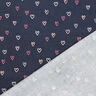 Babycord Herzen Foliendruck | by Poppy – nachtblau/silber,  thumbnail number 4