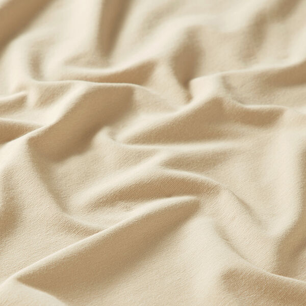 GOTS Baumwolljersey | Tula – beige | Reststück 100cm