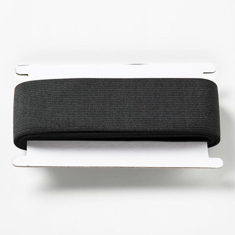 Glattes Gummiband [3 m | 50 mm] – schwarz,  image number 1