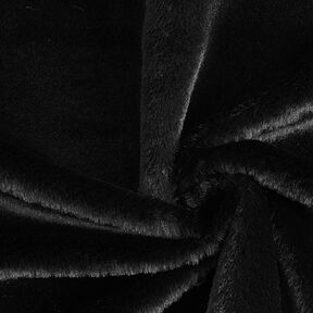 Polsterstoff Kunstfell – schwarz, 
