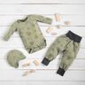 Frotteejersey Herzen – greige,  thumbnail number 7