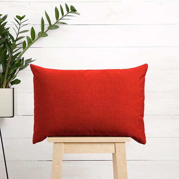 GOTS Dreilagiger Baumwoll-Musselin – terracotta | Reststück 50cm