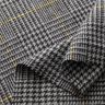 Wollstoff Glencheck – dunkelgrau/gelb,  thumbnail number 3