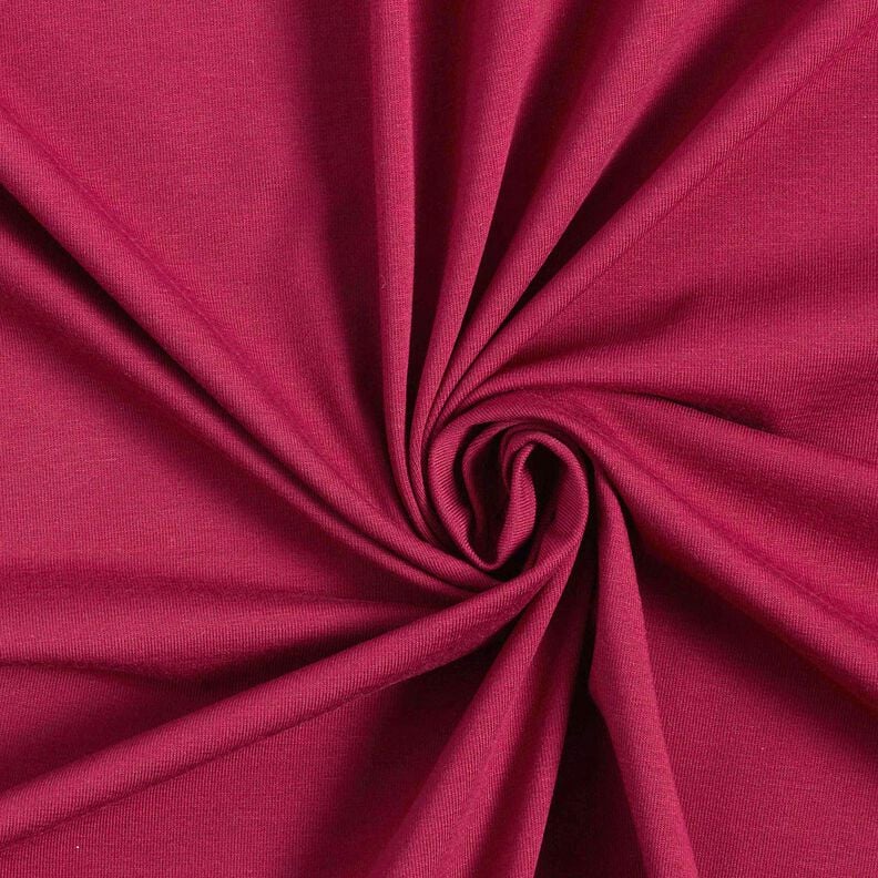 Baumwolljersey Medium Uni – purpur, image number 1