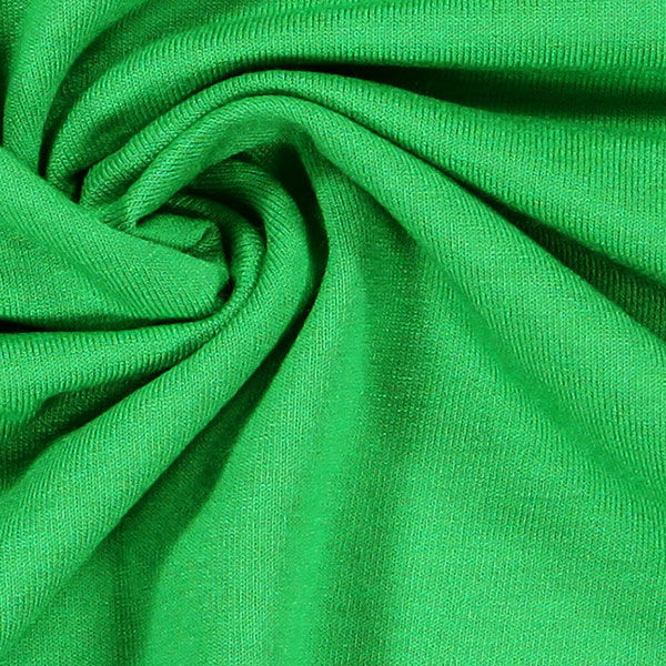 Viskose Jersey Medium – grasgrün | Reststück 50cm