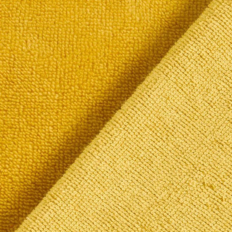 Kuschelfrottee Bambus Uni – curry,  image number 3