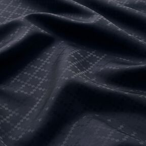 Futterstoff Jacquard Rauten – nachtblau, 