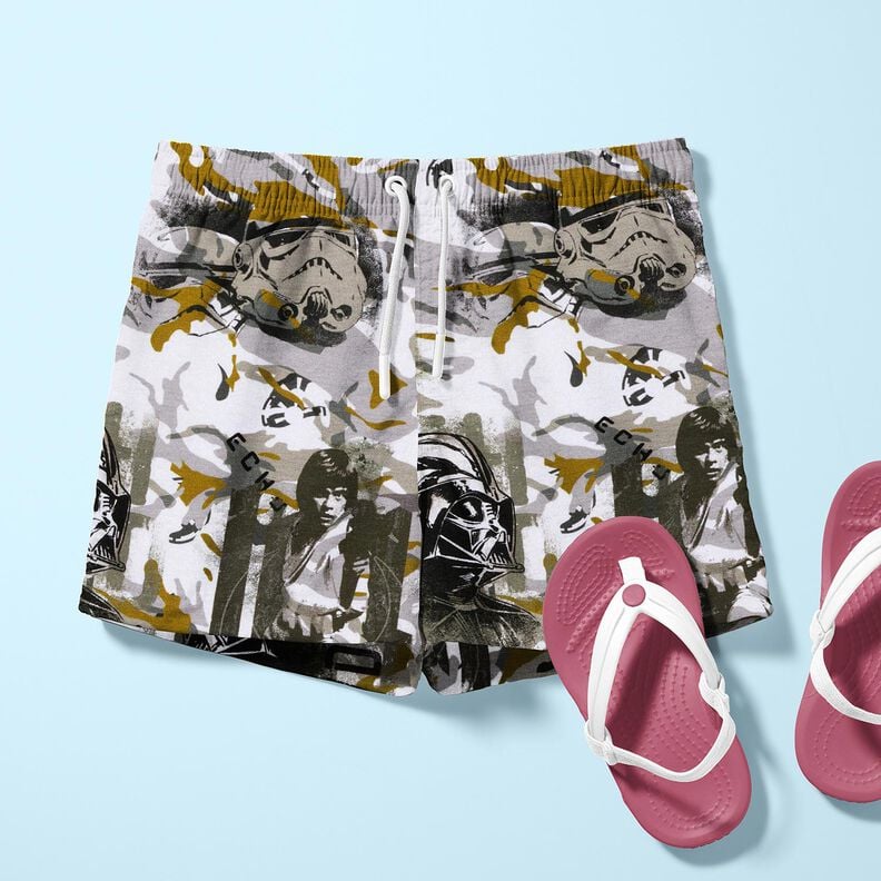 Baumwolljersey Camouflage | Star Wars – wollweiss, image number 6