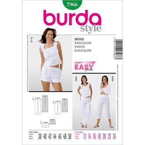 Hose | Burda 7966 | 38-50, 