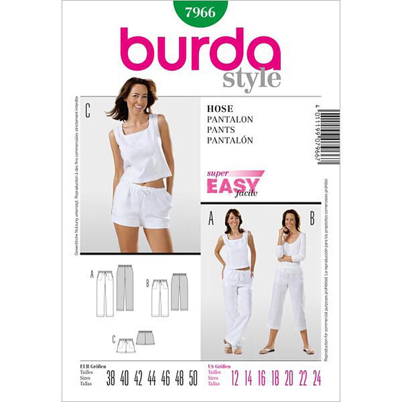 Hose | Burda 7966 | 38-50,  image number 1