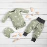 Bambus Baumwolljersey Hase und Möhre – greige,  thumbnail number 6