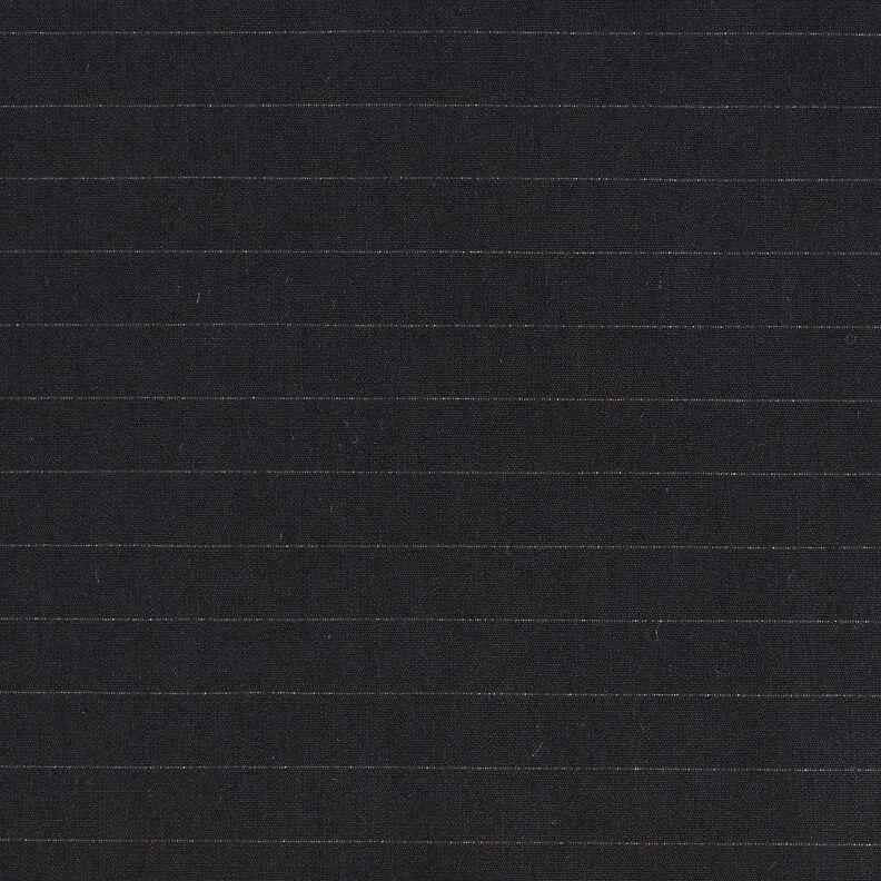 Baumwollstoff quere Nadelstreifen – schwarz,  image number 1