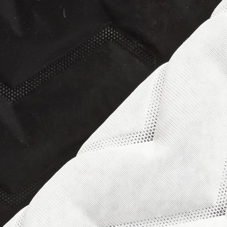 Steppstoff Peachskin Chevron | Katia Fabrics – schwarz,  image number 5