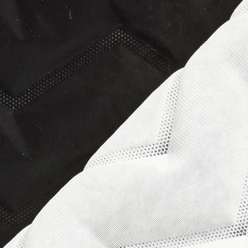 Steppstoff Peachskin Chevron | Katia Fabrics – schwarz, image number 5