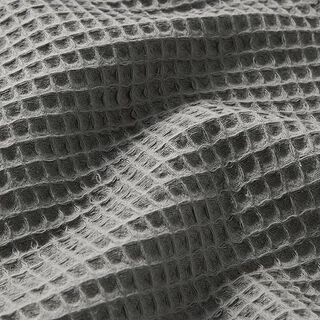 Waffelpiqué – dunkelgrau | Reststück 50cm