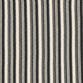 Strickstoff Streifen | Poppy Fabrics – schwarz/wollweiss, 