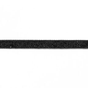 Samtband Metallic [10 mm] – schwarz, 
