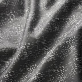 Futterstoff Jacquard Gittermuster – grau, 