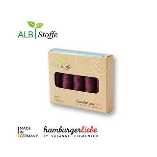 Stitch Me Nähgarn Set [ 5 x 200 m ] | Albstoffe – aubergine, 