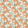 French Terry Sommersweat Aquarell-Bären Digitaldruck | Poppy Fabrics – wollweiss,  thumbnail number 1