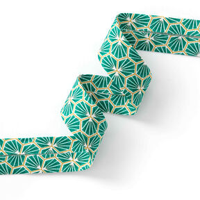 Schrägband Diamanten [27 mm] – grün, 