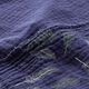 GOTS Musselin/ Doppel-Krinkel Gewebe Federn | Tula – marineblau,  thumbnail number 5