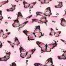 Baumwolljersey Butterfly Splashes | Glitzerpüppi – pastellviolett,  thumbnail number 2