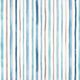 Dekostoff Halbpanama Wasserfarben Streifen – weiss/blau,  thumbnail number 1