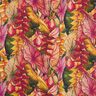 Outdoorstoff Canvas Exotische Blätter – karminrot/lila,  thumbnail number 1