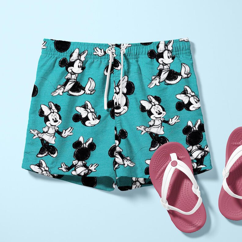 Baumwolljersey Minnie Mouse | Disney – hellblau,  image number 6