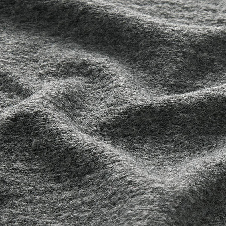 Mantelstrick Woll-Mix Melange – granit,  image number 2