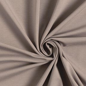 Baumwolljersey Medium Uni – dunkeltaupe, 