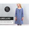 AMELAND Kleid mit Falten am Ausschnitt | Studio Schnittreif | 86-152,  thumbnail number 1